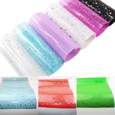 Handmade Material Vinyl Film PVC Film DIY Transparent Five-pointed Star