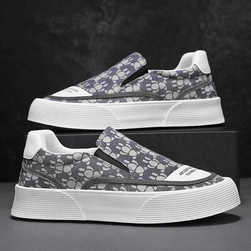 Clearance New Men's Hanliu Board Shoes Fashion Trend Versatile Men's Shoes Daily Casual Lightweight Breathable Comfortable and Wear-resistant