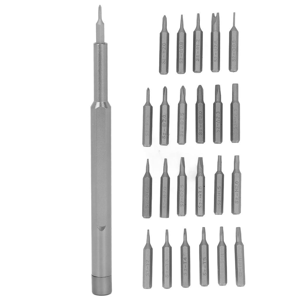 24 in 1 Schraubendreher Multifunktionale Uhrenreparatur Manuell Magnetisches Schraubendreher-Set zum Reparieren