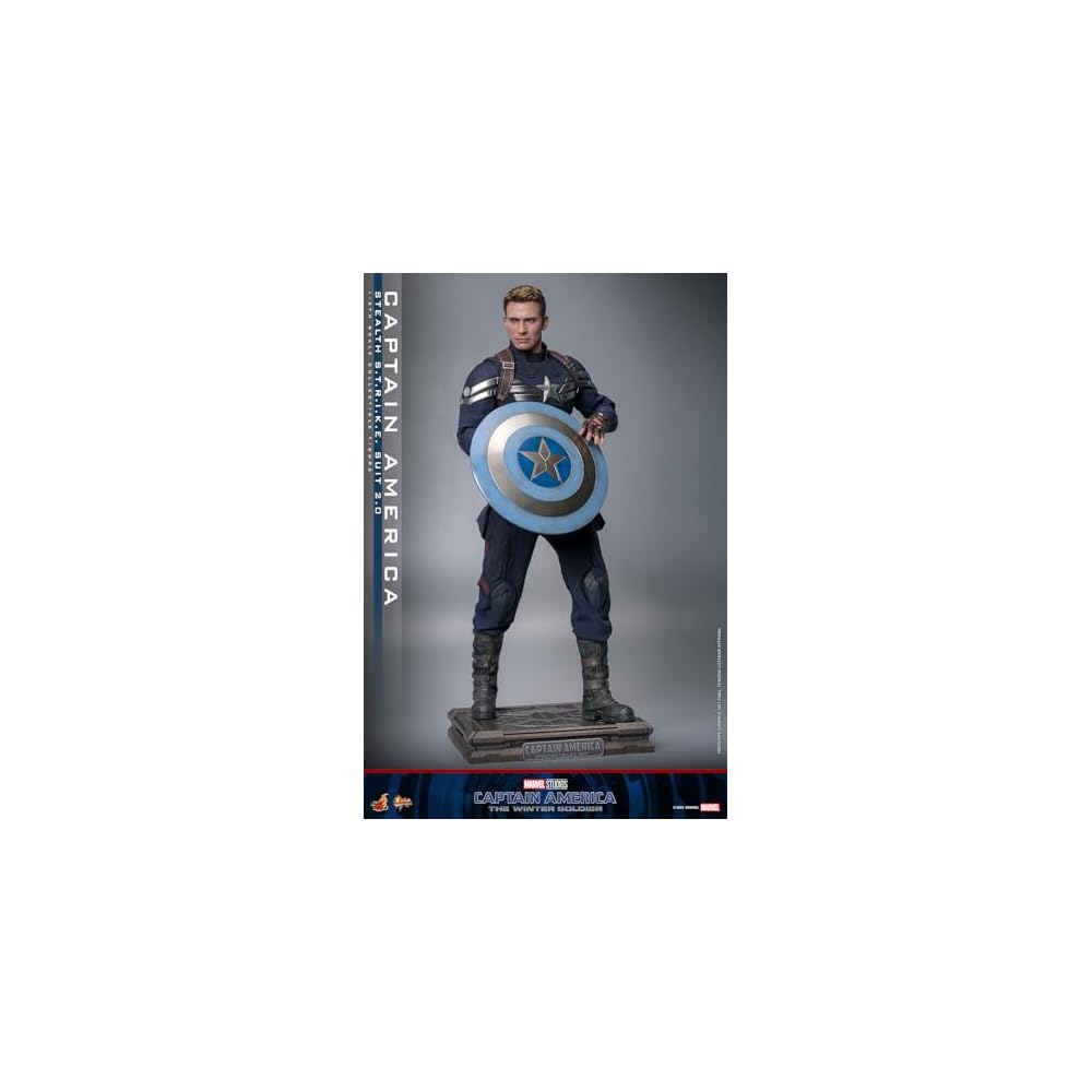 Movie Masterpiece Captain America Winter Soldier 1/6 Scale Figure Stealth Suit Version