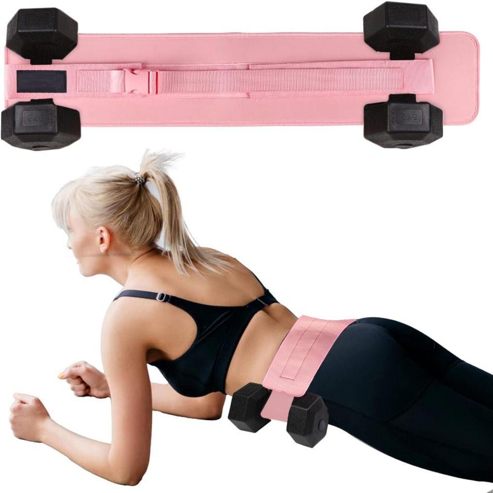 

Easy to Use Dumbbell Band Belt Buckle Waist Hip Thrust Pad Hip Thrust Belt Exercise чорний