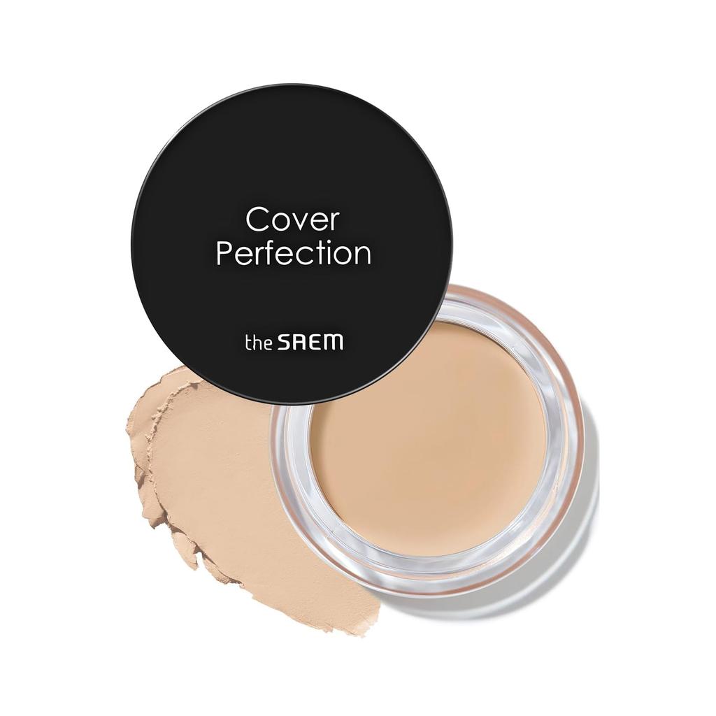 The Saem Cover Perfection, Pot Concealer, 0.5 Ice Beige, 0.14oz