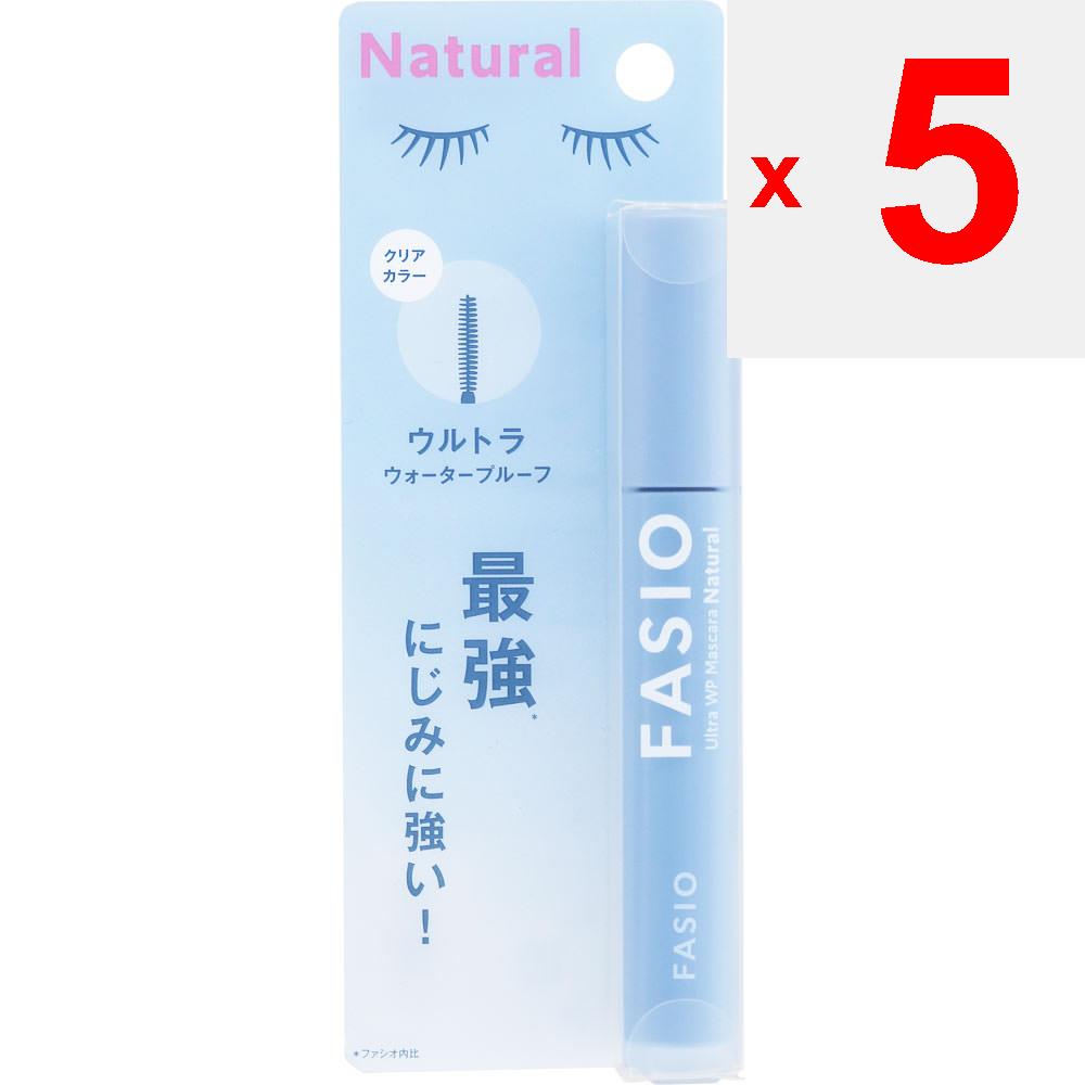 Kose Fatio Ultra WP Mascara Natural 00 Clear Color 6g Eye Makeup Mascara Apply As If Lifting Lashes. When Removing, We Recommend Fashio Mascara Remove