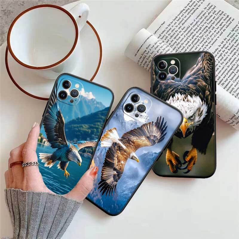 Hawk Eagle Phone Case for Samsung S20 S21 S21S S22 S23 S24 FE Ultra Plus Lite F06 F16 M06 M16 M56 A07 A17 A36 A37 A55 A57