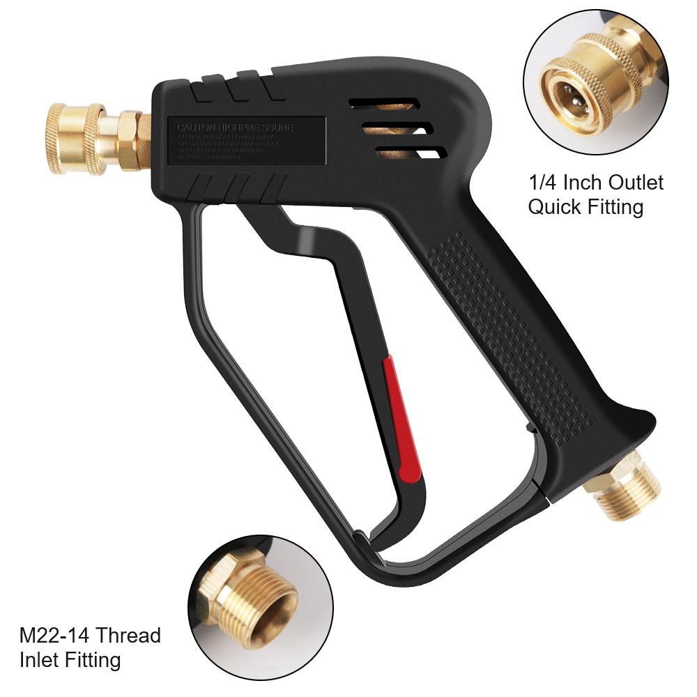 Alta Pressão M22 14MM para Limpeza de Carros Kit Bico Colorido com 5 Conexões Rápidas Pistola de Água de Limpeza Para Karcher/Nilfisk