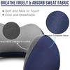 Travel Pillow 100% Pure Memory Foam Neck Pillow Comfortable  Breathable Cover Machine Washable Airplane Travel Kit with 3D Contoured Eye Masks