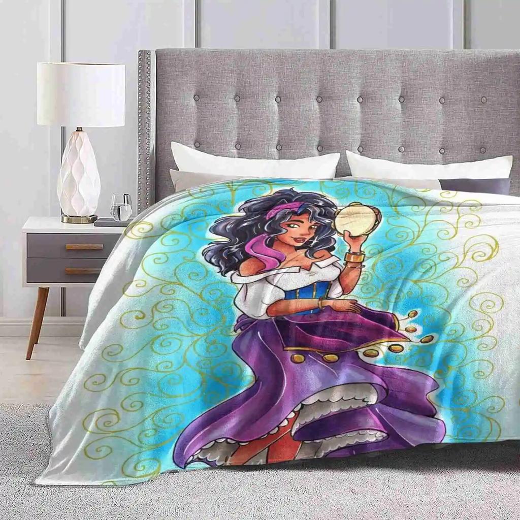 Esmeralda Creative Design Light Thin Soft Flannel Blanket The Hunchback Of Notre Dame Esmeralda Fanart Pretty Gypsy