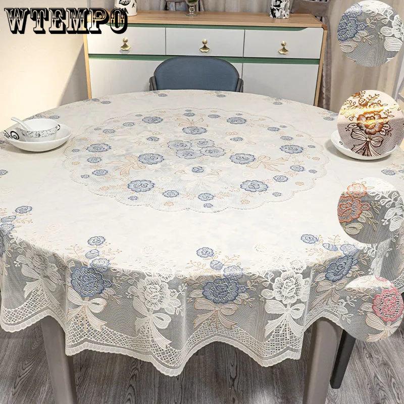Cheap Table Cloth European Round Table Cloth Table Cloth Thickened PVC