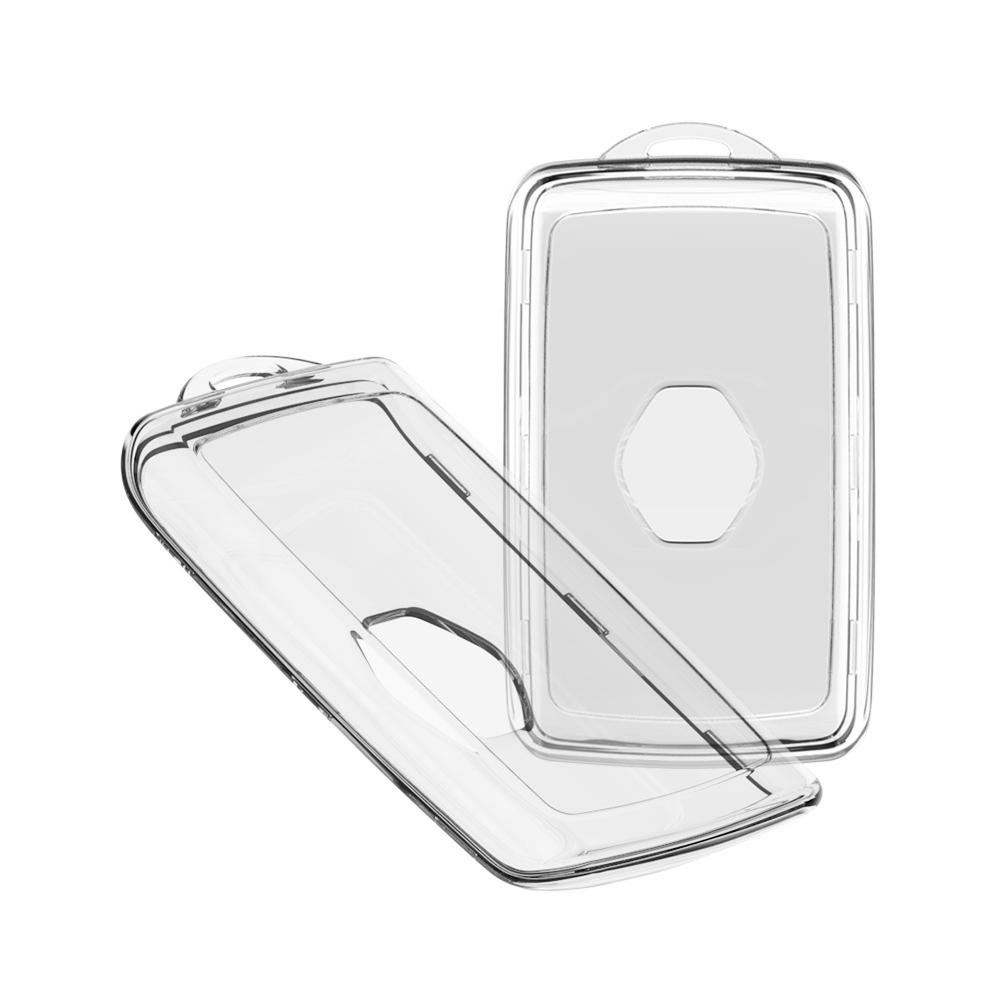 Transparent TPU Car Key Case For Renault Clio 5 Zoe Captur Megane Talisman Espace Koleos Scenic Austral Dacia Sandero Lada Vesta