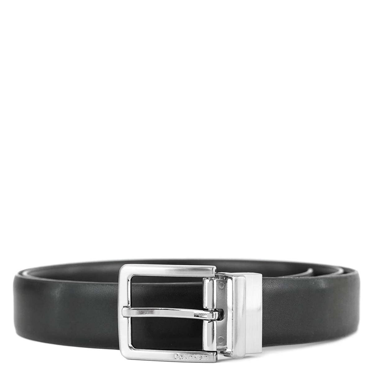 

F Black Leather Belt Reversible Suit Business Leather Genuine Leather [Calvin Klein] Men s 628660-010-001 [Product] чёрный