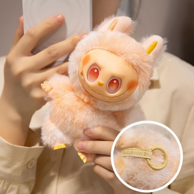 New Labubu Plushies V3 The Monsters Big Into Energy Series Vinyl Plush Toy Bag Pendant Kawaii Figure Face Doll Keychain Birthday Gift
