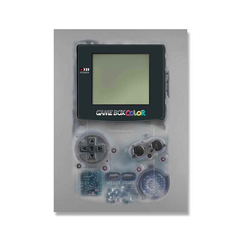 

Ретро детский красочный постер для игровой консоли, художественная картина, принт, винтажный игрушечный плеер, холст, картина, детская спальня, стена, домашний декор 21x30cm No Framed