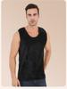 Men's Fleece-Lined Cotton Vest - Warm, Skin-Friendly Sleeveless Base Layer for Autumn/Winter