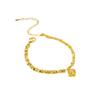 Jumping Di Super Sparkling Broken Silver Clover Double Layer Bracelet for Women, Exquisite Temperament, Fashionable and Versatile Handjewelry