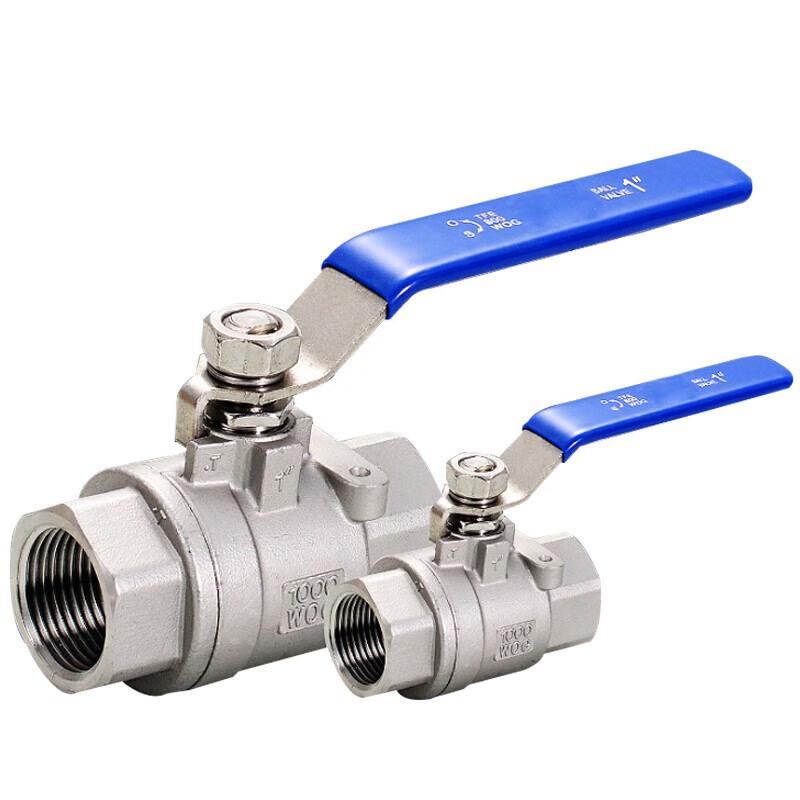 Wenstan 304 Stainless Steel Two-Piece Ball Valve