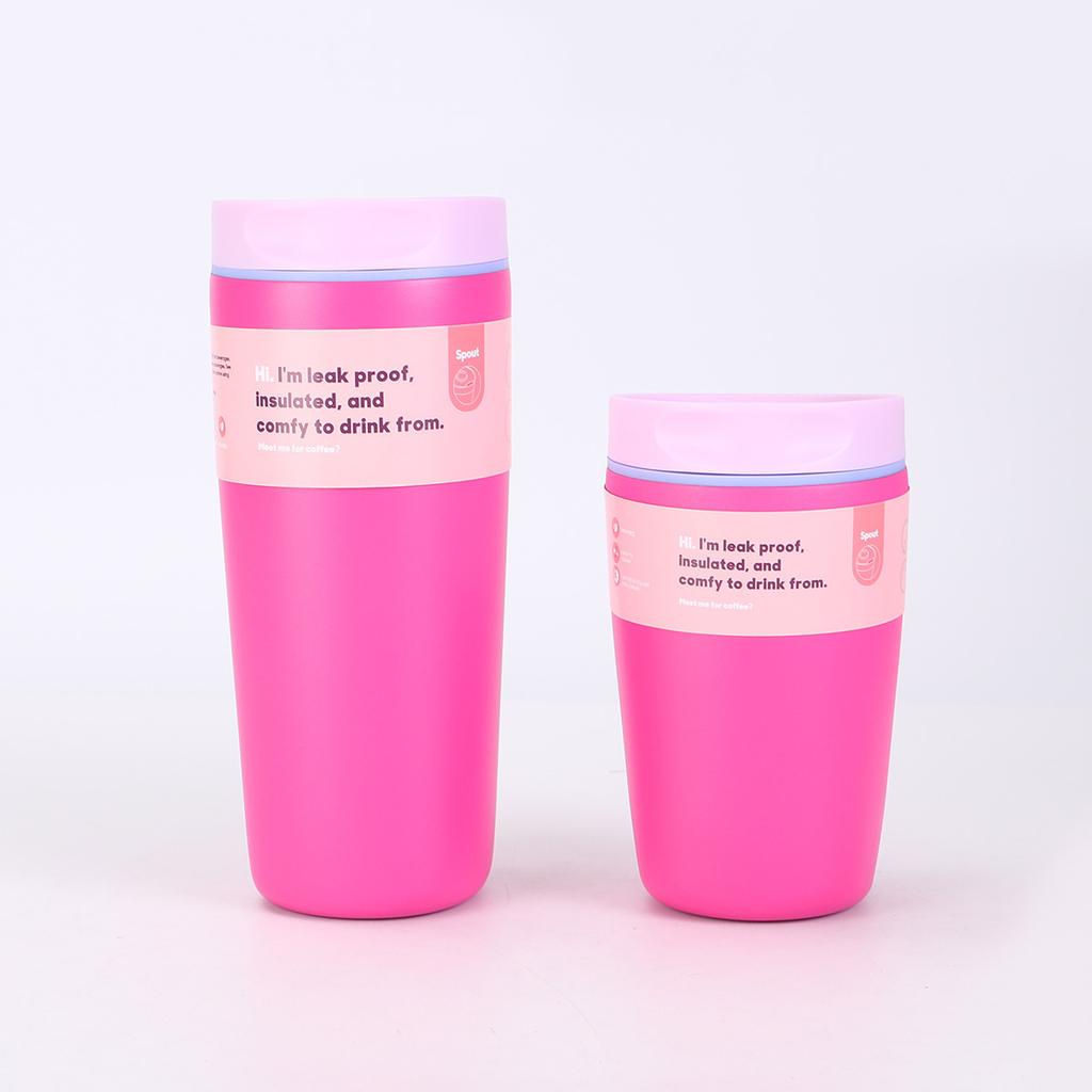 New large-capacity coffee cup outdoor portable accompanying water cup 304 stainless steel double-layer vacuum simple thermos cup