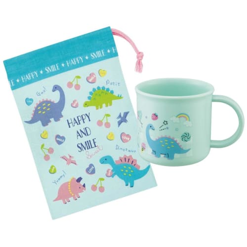 Skater Children's Plastic Lunch Cup, 200ml, Dishwasher Safe, Made In Japan, Happy & Smile Rainbow Design, Girl's KE4AAG-A