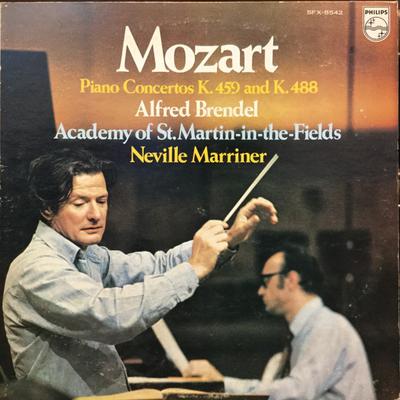 LP Record ALFRED BRENDEL, ACADEMY OF ST. MART - Mozart: Piano Concertos K. 459, K.  SFX8542 PHILIPS 1972 Japan Classical Used