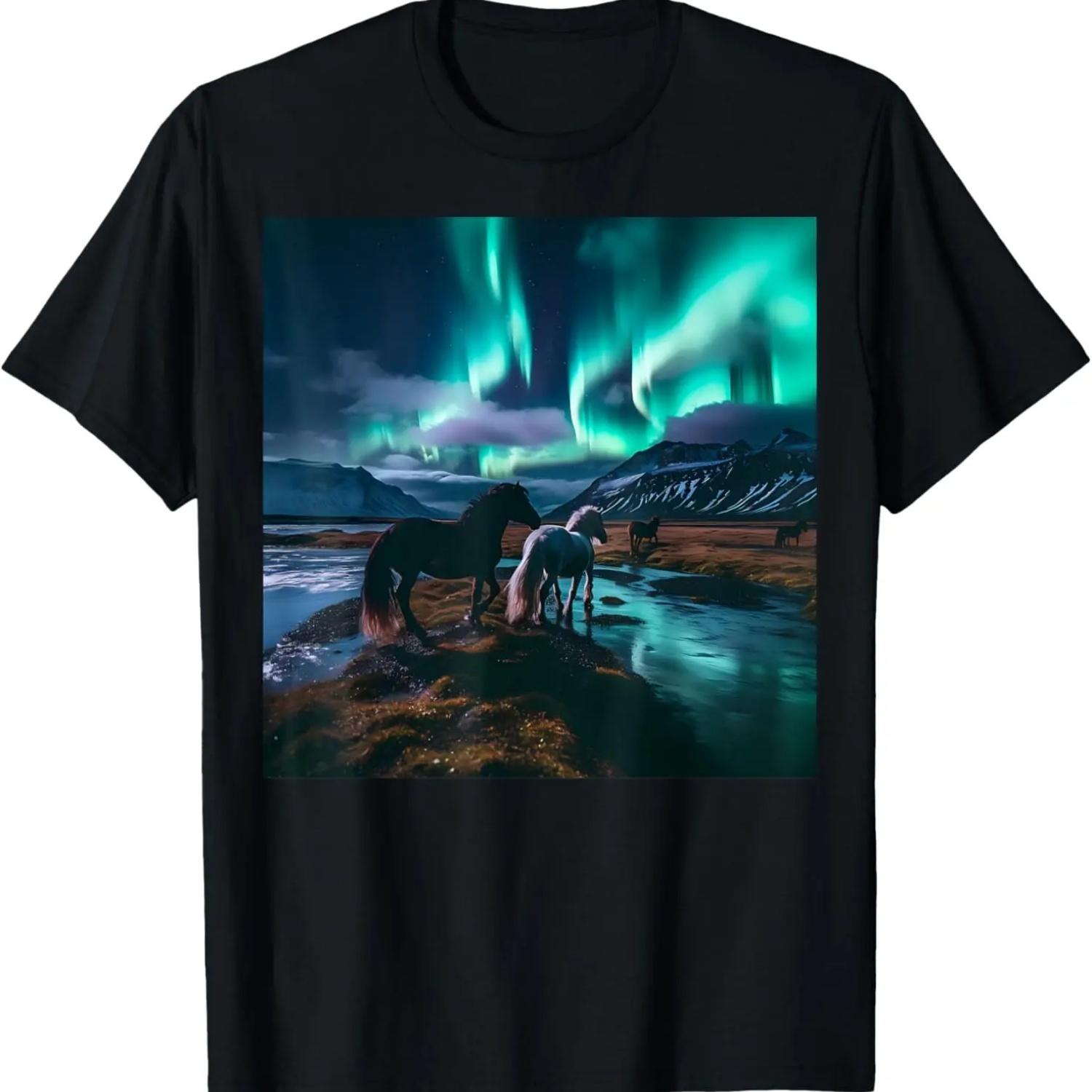 Majestic Horse Wrapped In Grace T-Shirt XXXXXL чёрный