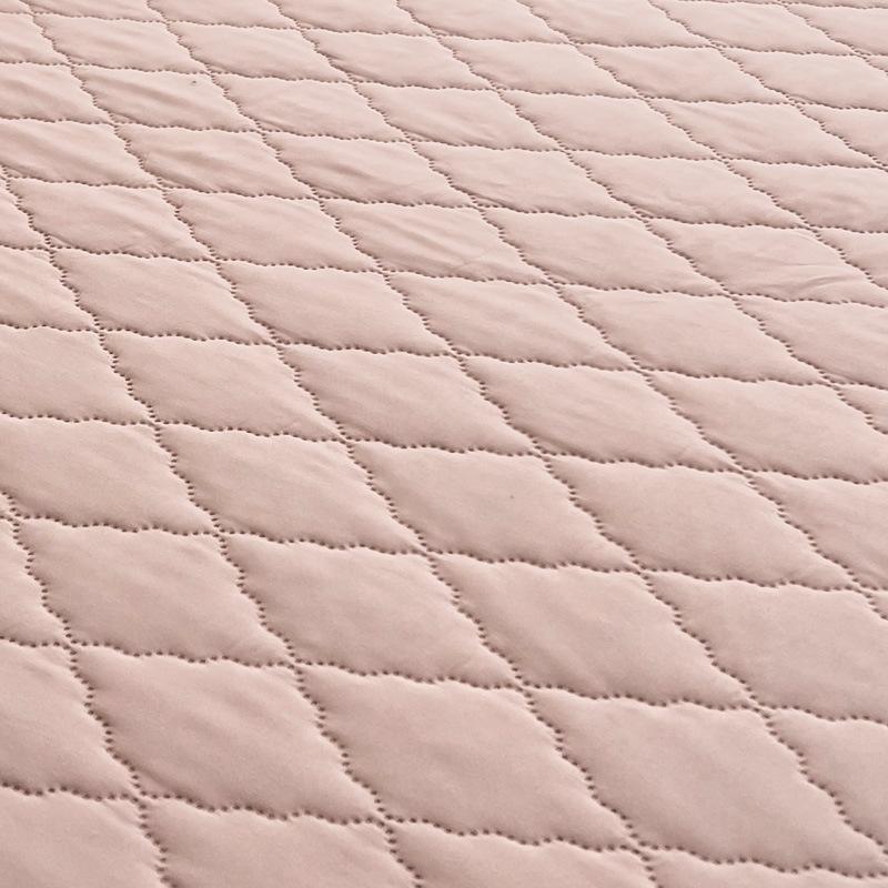Multi-specification Rhombus Grid Bed Sheet Skin Friendly Brushed Cotton Clip Waterproof Bedsheet Sweat Absorbing and Breathable Mattress Cover