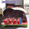 Union Berlin Players Pattern Bedding Home Decoration Birthday Gift ( 1 Duvet Cover + 2 Pillowcase, Without Core),fan Merchandise.