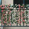Artificial Rose Vine Garland for Air Conditioning Pipe Decoration