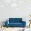 VidaXL Children's Sofa Blue 70x45x33 Cm Velvet, Mini Sofa, Mini Sofa Chair, Mini Sofa for Children, Sofa of 3196386