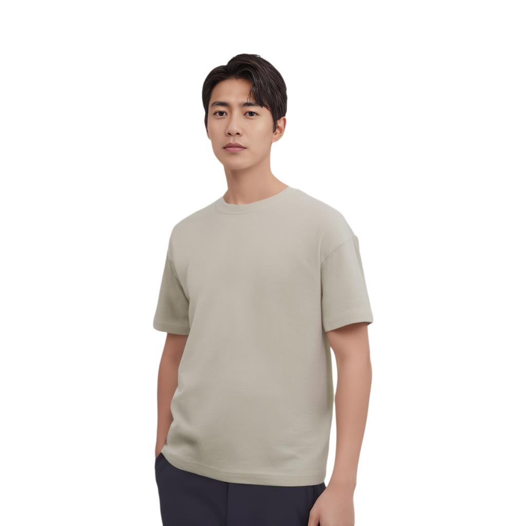 Kith 101 Tee Zephyr Men Tops Cream KHM030400-1101