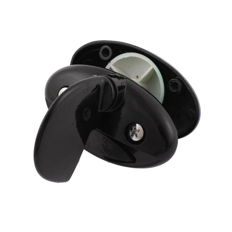 Toilet Lock with Occupied Sign Modern Elliptical Bathroom Partition Lock Plastic Privacy Hardware Easy Installation