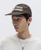 MAISON MINED Nylon Trucker Cap Brown
