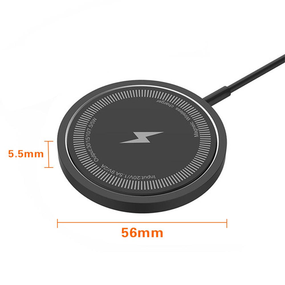 W104 USB+Type-C Interface Wireless Charger 15W Wireless Charging Pad