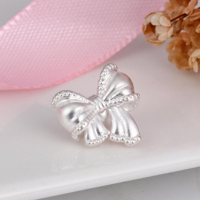 Sterling Silver Bowknot Weaving Rope & Lace DIY Accessories