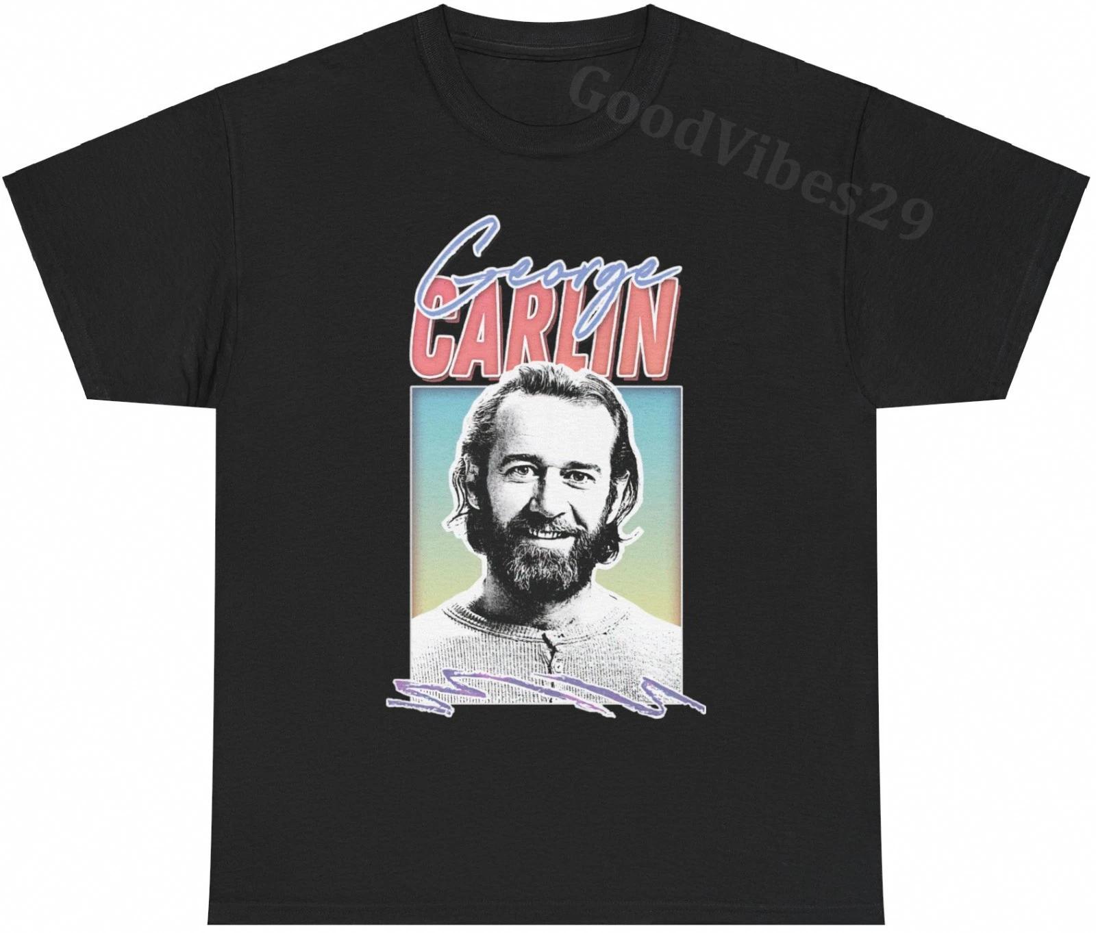 George Carlin USA Comedy Vintage Aesthetic Retro T-Shirt S-5XL Men Women Unisex XL