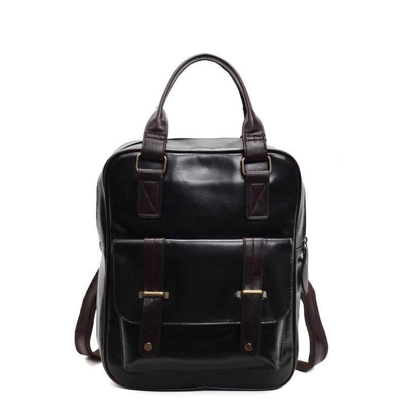 Backpack Women's Shoulders Fashion Simple Retro Style Student Bag