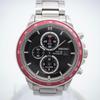 [USED]SEIKO SSC433P1 Solar Chronograph Red Bezel Black Dial Men’s Watch w/ Box