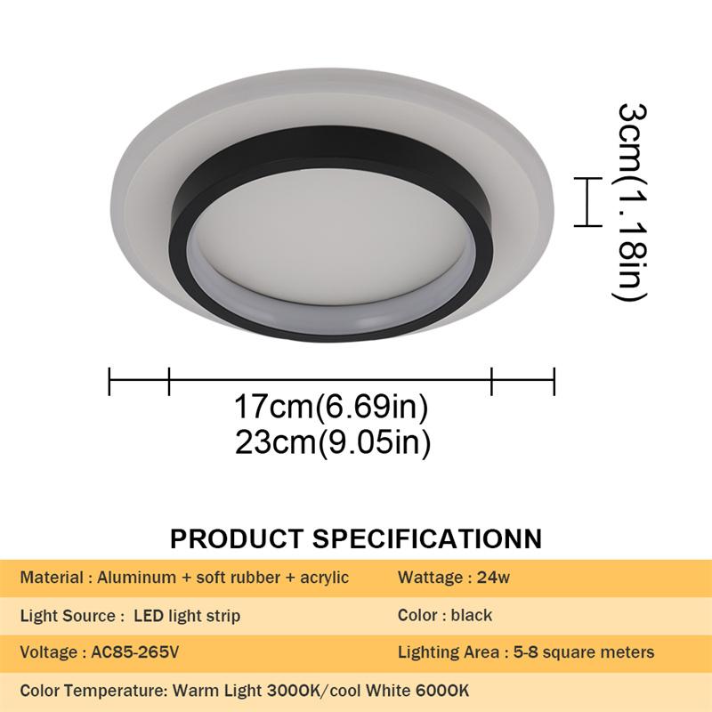Moderne Veranda Nordisk Akryl Taklampe Garderobe Korridor Belysningsarmatur Hjemmedekor Led Taklysekrone I Gang Soverom