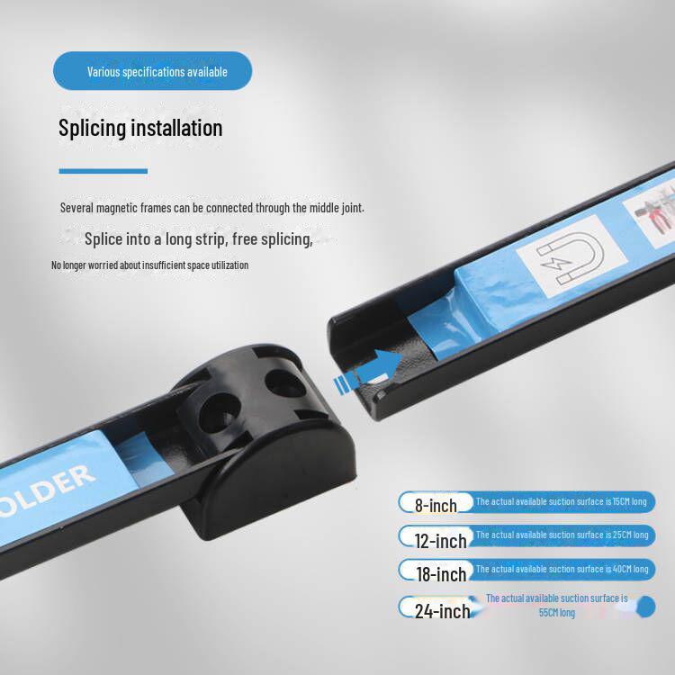 Strong Magnetic Tool Rack for Storage and Organization