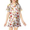 Children's Home Clothes Pajamas Set Short-sleeved Top Shorts Two-piece Set Outer Wear Play Cardigan Clothes