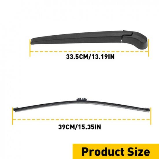 For 2007-2013 For BMW X5 Arm Rear Window Wiper Windshield With Blade Set