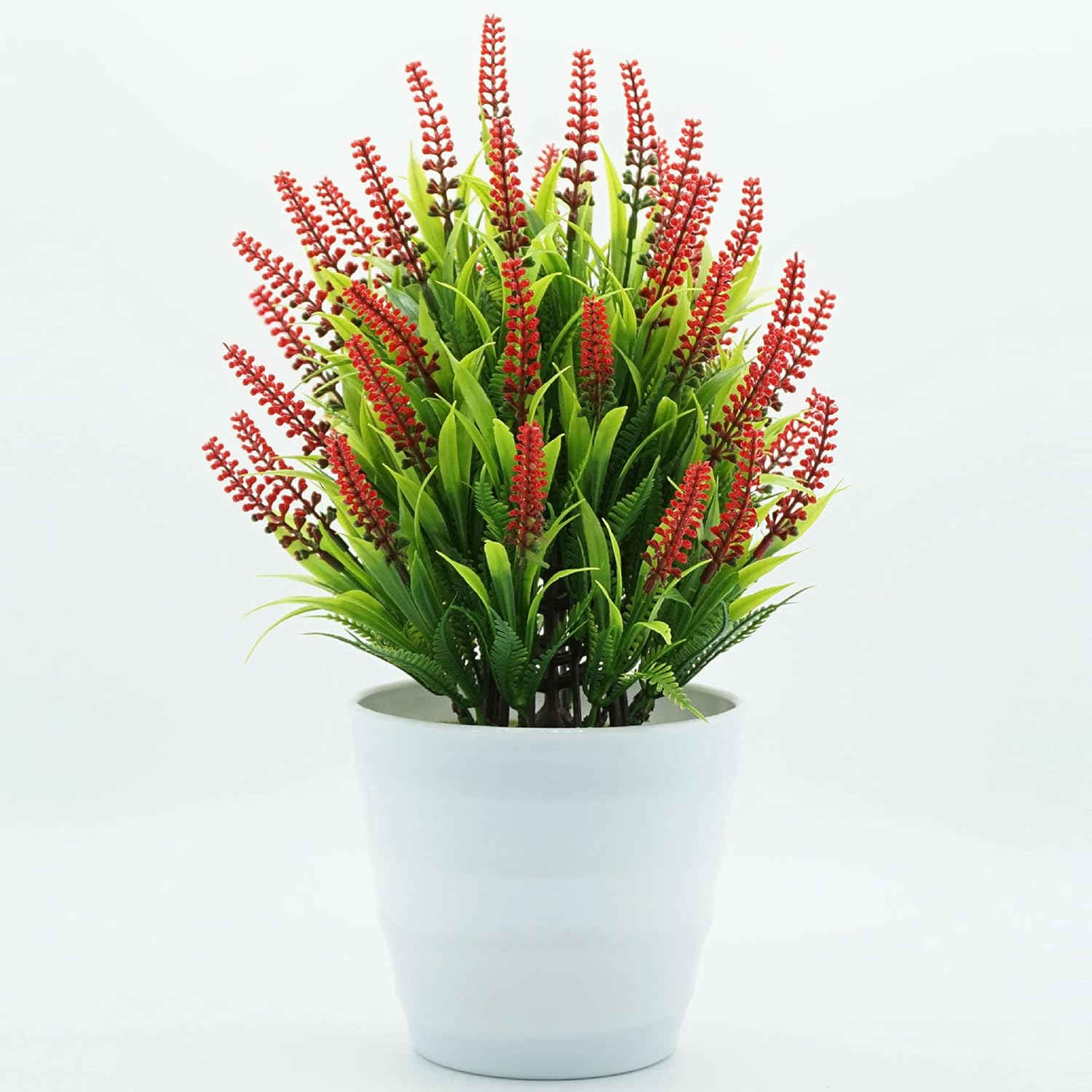 

Lavender Artificial Flower Pot Artificial Bonsai Interior Decorations Suitable for Home Office Living Room Decoration красный