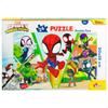 Child's Puzzle Spidey Double-sided 50 X 35 Cm 24 Pieces (12 Units)