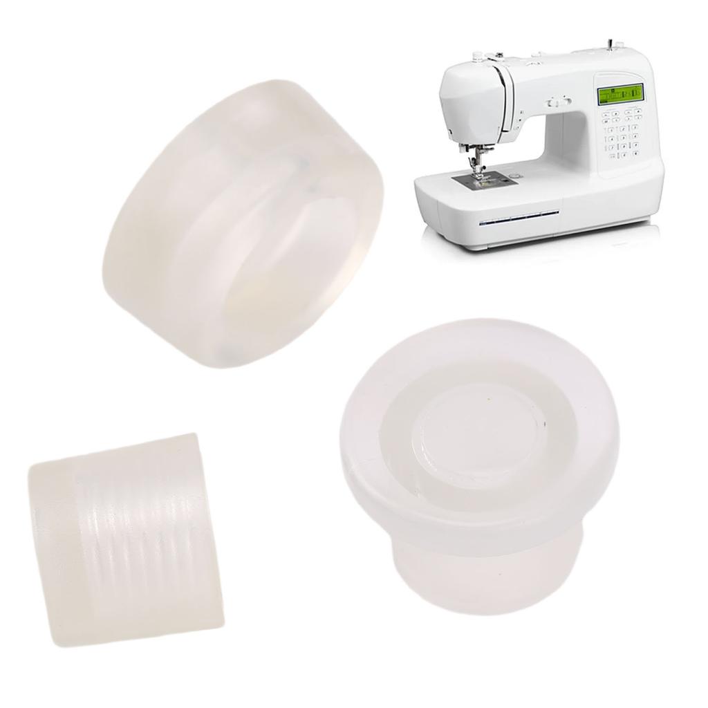 3 Pcs Sewing Machine Bed Cushion Feet Fit for   1105 1107 1116 1120 1130 Sewing Machine Reduce Noise Vibration Non Slip Feet Pad
