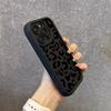 Black Leopard Print Pattern Phone Case For Samsung S25 S24 Ultra S23 Ultra S22 S21 S20 Plus Note 20 S24FE S23FE Silicone Cover