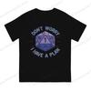 100pure Cotton Casual Unisex Tshirt Dont Worry I Have A Plan Short Sleeve Tshirts Street Short Sleeve Tee Funny Tops