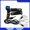 Blue Screen Throttle Grip with Rice Grain Lock & Three-Speed Voltage Display for Electric Scooters