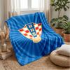 Kroatische Nationalmannschaft Thema Decke Weiche Flanell Fleece Decke Warme Leichte Überwurfdecke für Zuhause Sofa Bett