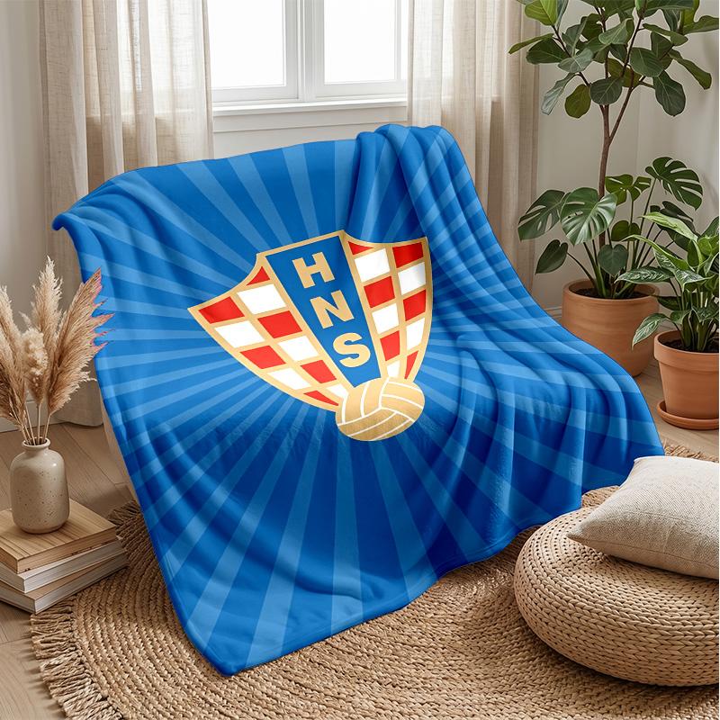 Croatia national football team Theme blanket Soft Flannel Fleece Blanket Warm Lightweight Throw Blanket for Home Sofa Bed