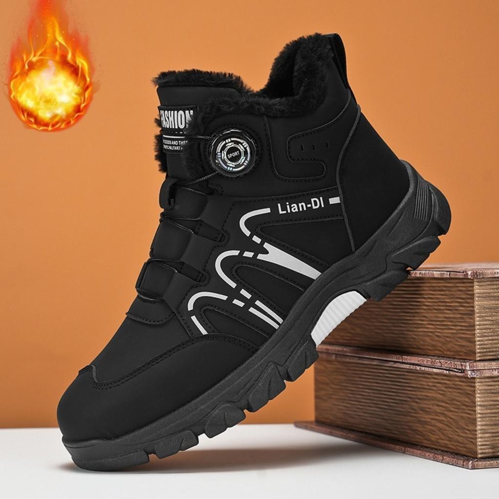 Velvet Shoes, Thick Shoes, Cotton Shoes, Men's Shoes, Warm Shoes, Martin Boots, Breathable, Casual Shoes, Sports Shoes