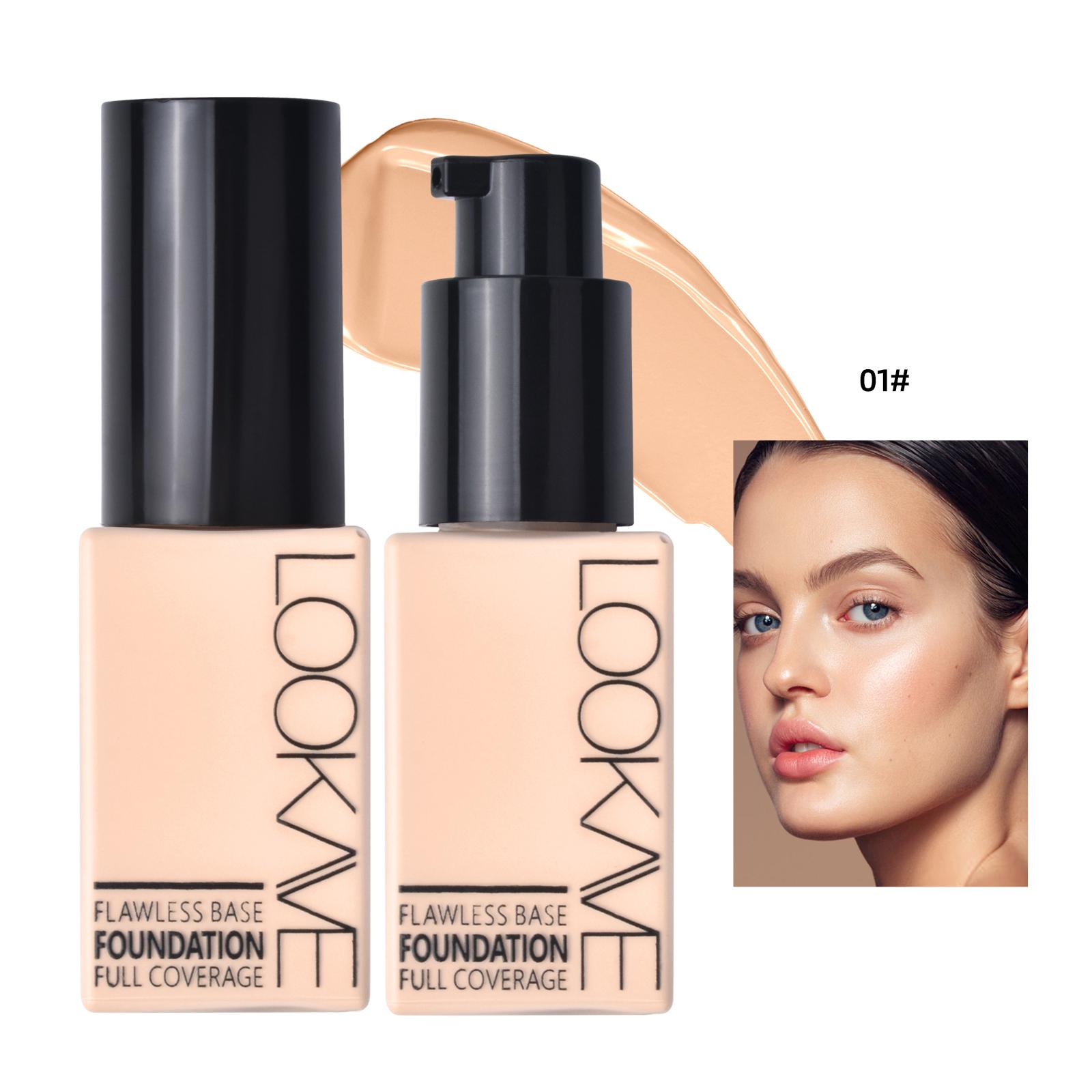 24Hours Foundation Hd Full Cover Matte Liquid Bb Cream Матовый натуральный водостойкий макияж для лица