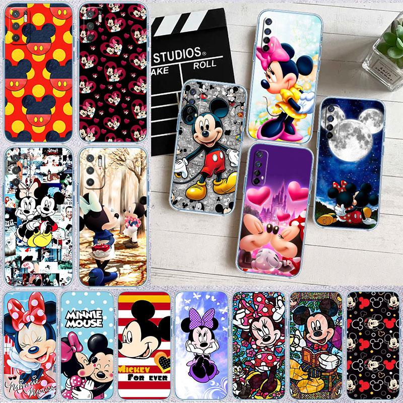 Mickey Minnie Mouse Transparent Phone Case for Motorola Moto G10 G20 G30 G31 G32 G34 G35 G41 G42 G50 G51 G52 G55 G60 G60S
